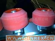 供應江浙滬車輪壓膠、橡膠車輪，橡膠輪子，壓膠制品，包膠輪子